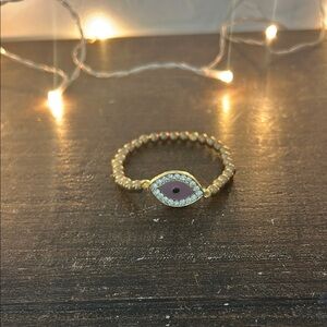 Gold Evil Eye Bracelet